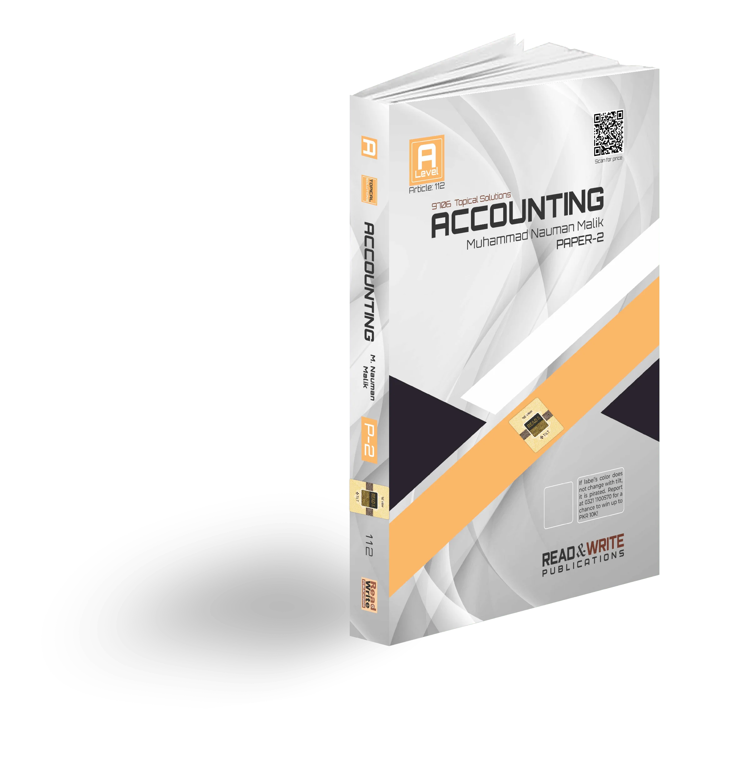 112 Accounting AS Level Paper 2 Topical Worked Solutions
