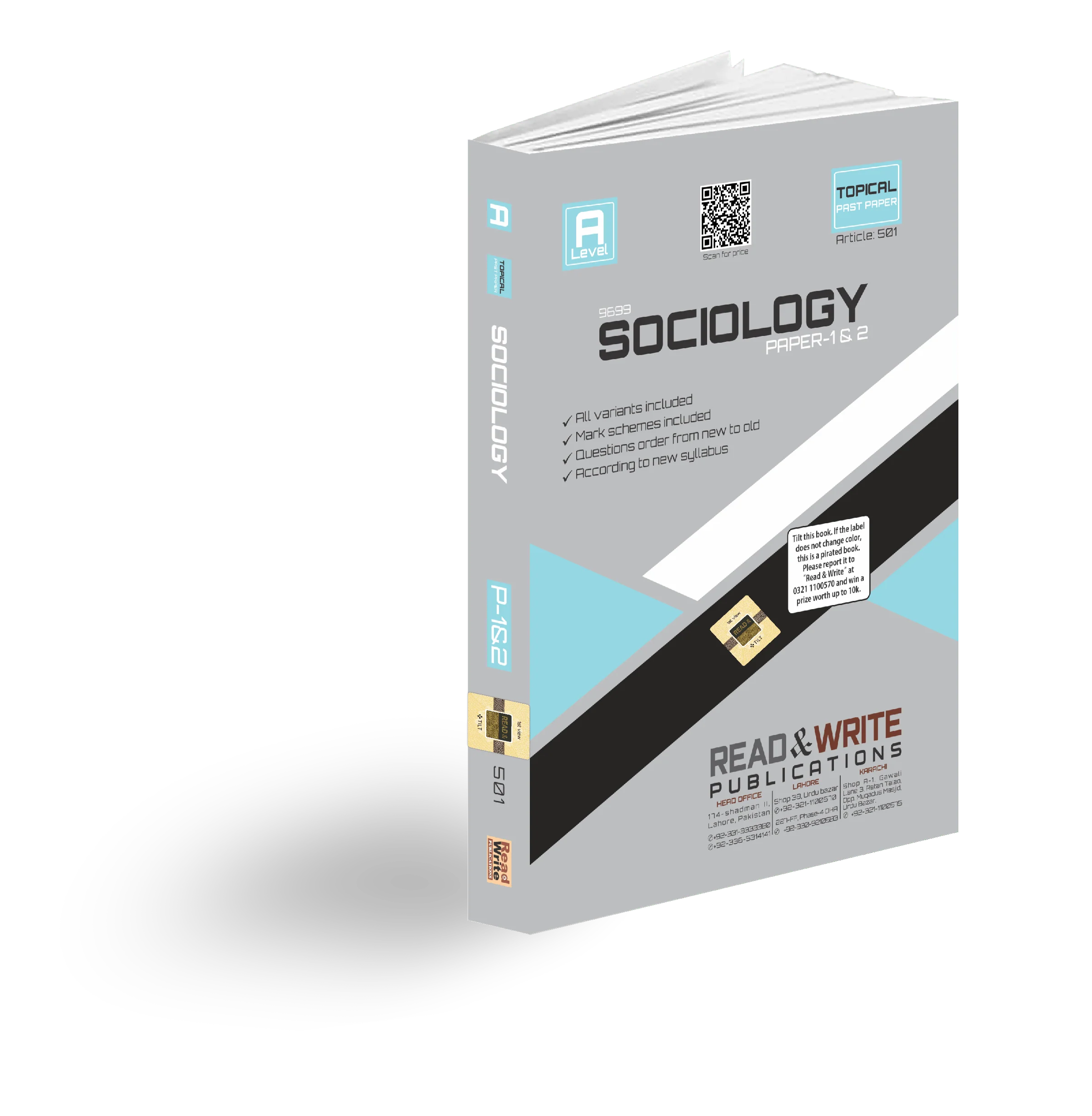 501 Sociology A Level Paper 1 & 2 Topical Past Paper