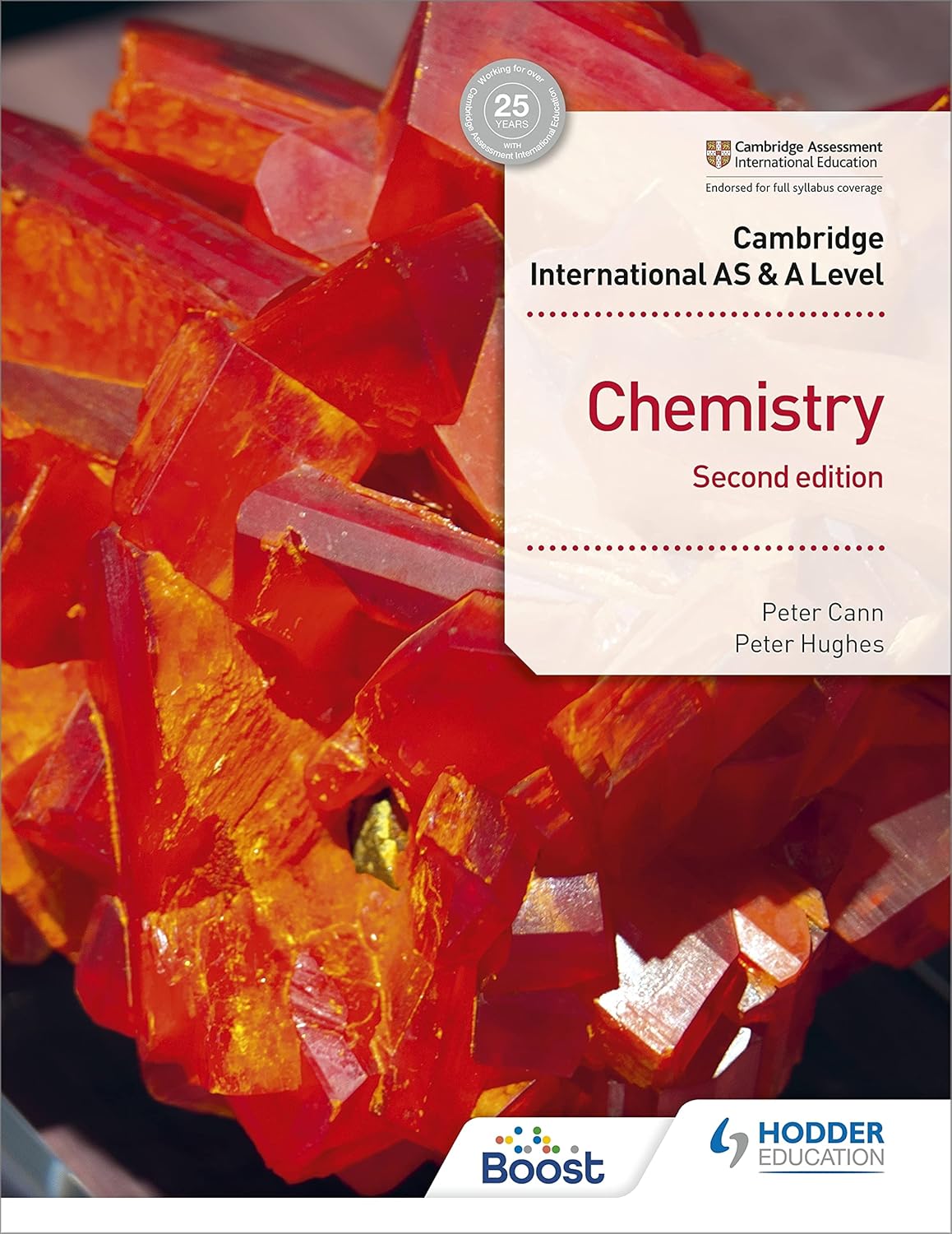 Cambridge International AS and A Level Chemistry Students Book 2nd Edition Hodder
